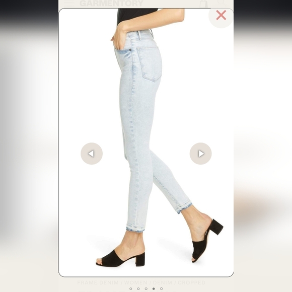 GUC FRAME Le High Skinny Crop in Pali, Size 28 - Picture 15 of 16